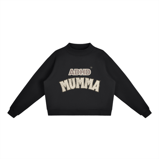mum jumpers,adhd apparel,winter jumper,black sweatshirt,adhd,trending jumpers,winter trends,winter clothing,black jumper,adhd mumma